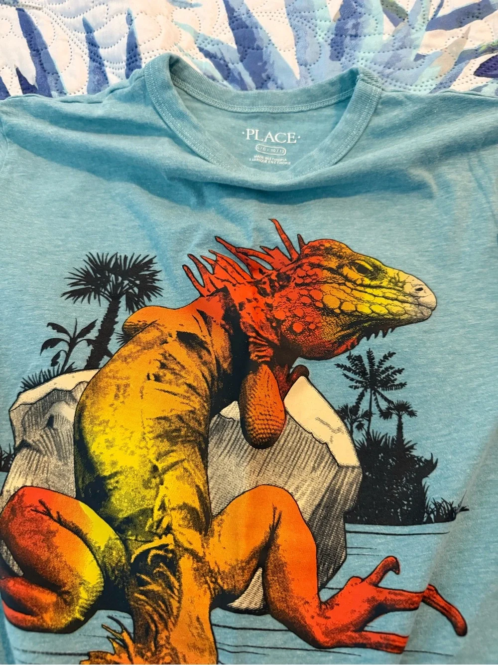Size L 10-12 Childrens Place/Old Navy Kids graphic tee lot of 3